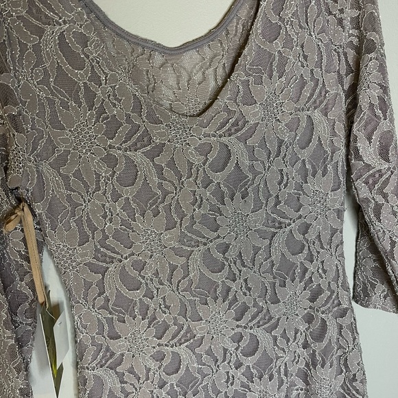 Chelsea and Violet sparkly long sleeve dress size medium NWT - Picture 3 of 7